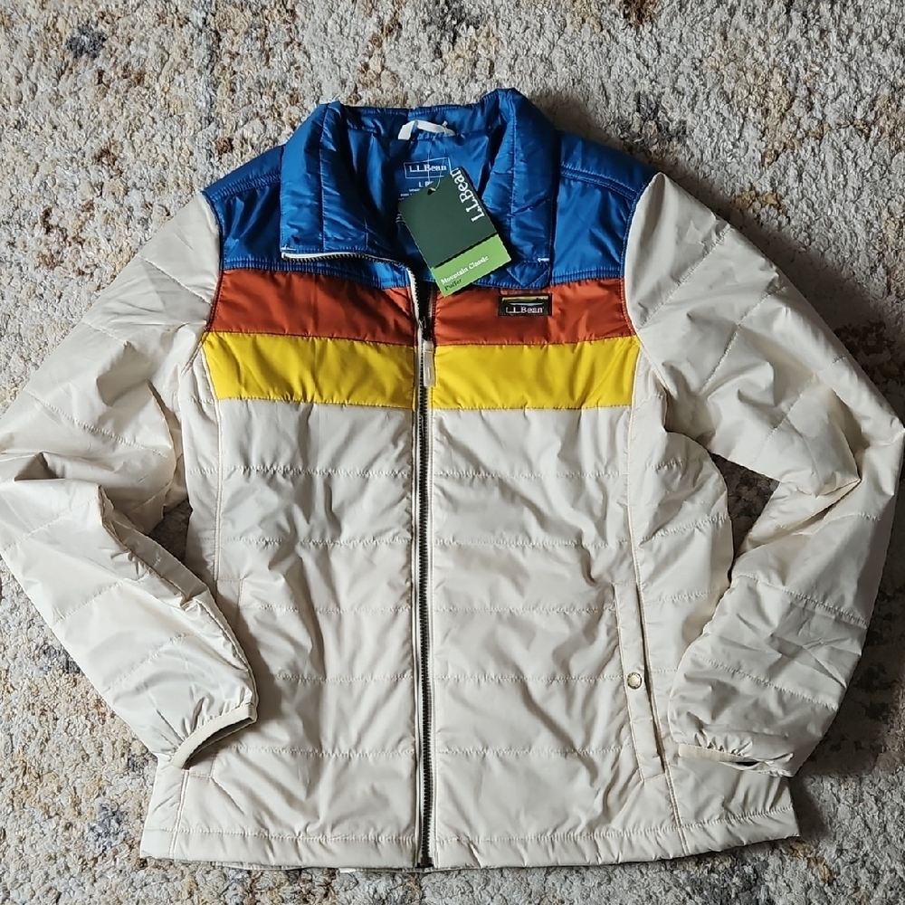 Colorblock Puffer Jacket